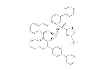 (-)-{2-[(4'S)-(4'-tert-butyloxazolin-2'-yl)]-2-methylethyl}-[(R)-[3,3'-bis(4-biphenylyl)binaphthyl-2,2'-diyl]phosphite