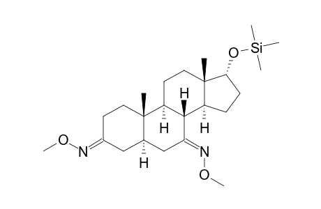 17.ALPHA.-[(TRIMETHYLSILYL)OXY]-5.ALPHA.-ANDROSTAN-3,7-DIONE(3,7-DI-O-METHYLOXIME)