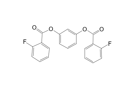 3-[(2-Fluorobenzoyl)oxy]phenyl 2-fluorobenzoate