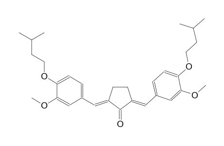 (2E,5E)-2,5-bis[4-(isopentyloxy)-3-methoxybenzylidene]cyclopentanone
