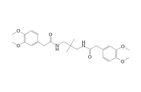 2-(3,4-dimethoxyphenyl)-N-(3-{[(3,4-dimethoxyphenyl)acetyl]amino}-2,2-dimethylpropyl)acetamide