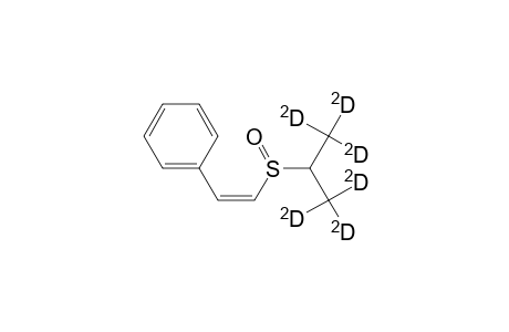 Benzene, [2-[[1-(methyl-D3)ethyl-2,2,2-D3]sulfinyl]ethenyl]-, (Z)-