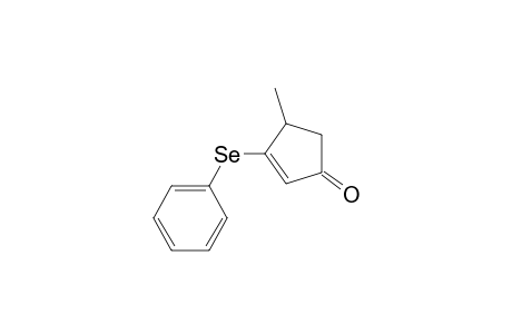 4-methyl-3-(phenylseleno)cyclopent-2-en-1-one