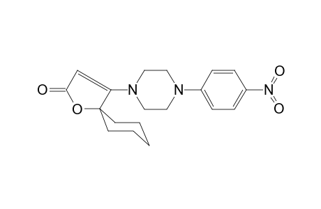 1-[4-(4-nitrophenyl)piperazin-1-yl]-4-oxaspiro[4.5]dec-1-en-3-one