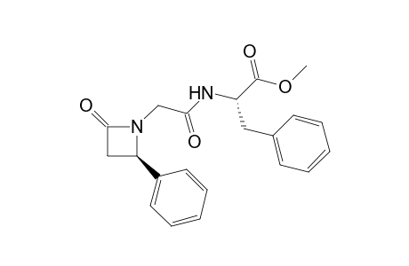 [2-(<R>-2'-Oxo-4'-phenylazetidin-1'-yl)acetyl]-L-phenylalanine - methyl ester