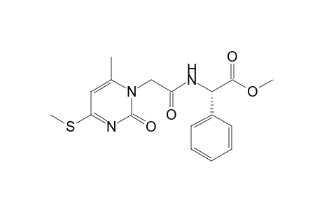 N-{[6-Methyl-4-(methylsulfanyl)-2-oxopyrimidin-1(2H)-yl]acetyl}-L-phenylglycine Methyl Ester