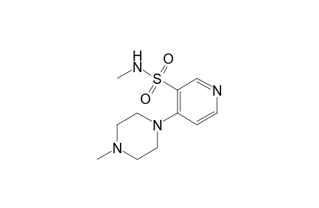 N-methyl-4-(4-methyl-1-piperazinyl)-3-pyridinesulfonamide