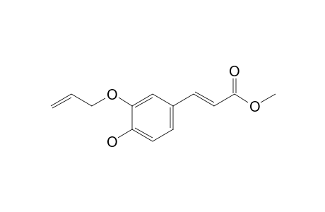 Methyl 3-(allyloxy)-4-hydroxycinnamate