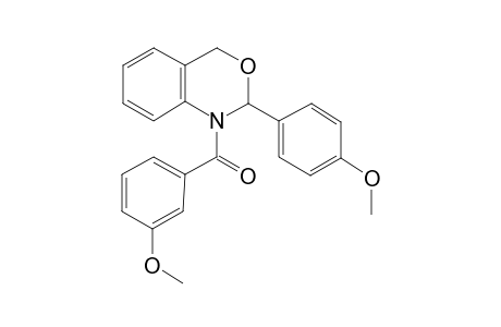 (3-Methoxyphenyl)[2-(4-methoxyphenyl)-4H-benzo[d][1,3]oxazin-1-yl]methanone