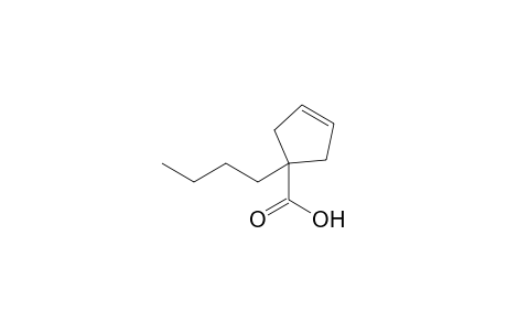 1-Butylcyclopent-3-enecarboxylic acid