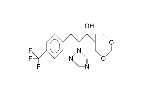 1-(5-Methyl-1,3-dioxan-5-yl)-2-(1,2,4-triazolyl)-3-(4-trifluoro-phenyl)-propanol diast.A