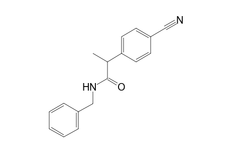 N-Benzyl-2-(4-cyanophenyl)propanamide