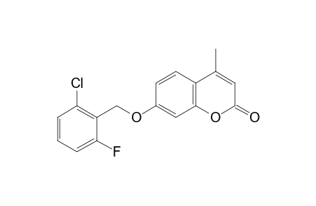 7-[(2-chloro-6-fluorobenzyl)oxy]-4-methylcoumarin