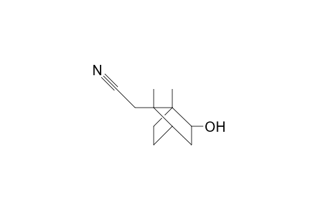 2-endo-Hydroxy-7-anti-cyanomethyl-1,7-dimethyl-bicyclo(2.2.1)heptane