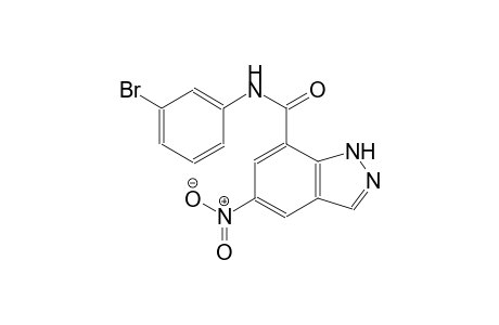 1H-indazole-7-carboxamide, N-(3-bromophenyl)-5-nitro-