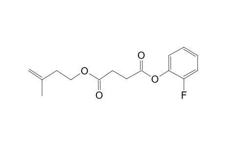 Succinic acid, 2-fluorophenyl 3-methylbut-3-en-1-yl ester