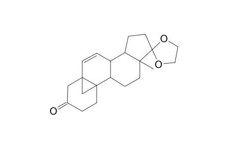 5,19-Cycloandrost-6-en-3-one, 17,17-ethylenedioxy-