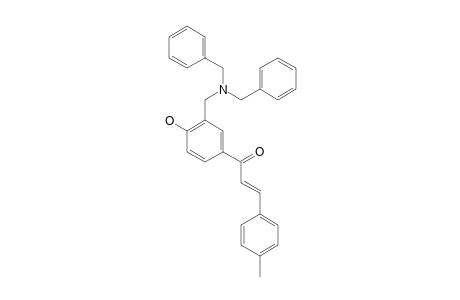 4-METHYL-4'-HYDROXY-3'-DIBENZYLAMINOMETHYL-CHALCONE;1-(3-DIBENZYLAMINOMETHYL-4-HYDROXY-PHENYL)-3-(4-METHYL-PHENYL)-PROPENONE