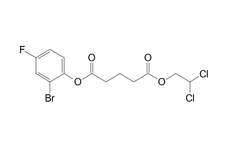 Glutaric acid, 2,2-dichloroethyl 2-bromo-4-fluorophenyl ester