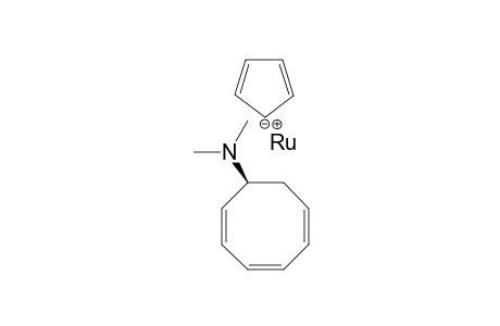 (eta-5-Cyclopentadienyl)(1,2-eta:5,6,7-eta-8-exo-dimethylaminocyclooctatrien-3-yl)ruthenium