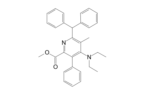 4-(N,N-Diethylamino)-6-methoxycarbonyl-3-methyl-5-phenyl-2-diphenylmethylpyridine