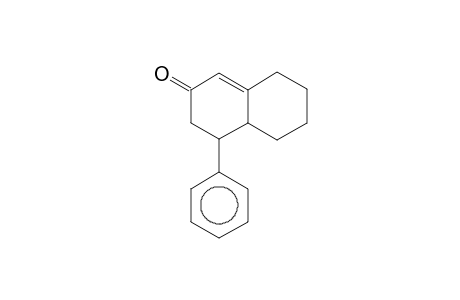 2(3H)-Naphthalenone, 4,4a,5,6,7,8-hexahydro-4-phenyl-