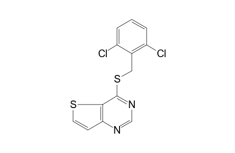 4-[(2,6-DICHLOROBENZYL)THIO]THIENO[3,2-d]PYRIMIDINE