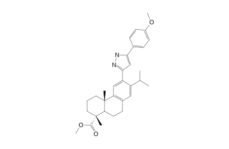 METHYL-12-(5-(3)-(4-METHOXYPHENYL)-PYRAZOL-3-(5)-YL)-DEHYDROABIETATE