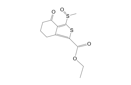 3-(methylsulfinyl)-4-oxo-4,5,6,7-tetrahydrobenzo[c]thiophene-1-carboxylic acid, ethyl ester
