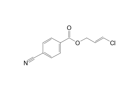 4-Cyanobenzoic acid, 3-chloroprop-2-enyl ester