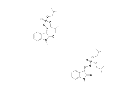 (E/Z)-PHOSPHOROHYDRAZIDIC-ACID-N'-[1,2-DIHYDRO-1-METHYL-2-OXO-3H-INDOL-3-YLIDENE]-DIISOBUTYLESTER;MIXTURE