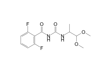 2-[3-(2,6-Difluorobenzoyl)ureido]propionaldehyde. dimethyl acetal