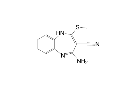 4-Amino-3-cyano-2-methylsulfanyl-1H-[1,5]benzodiazepine