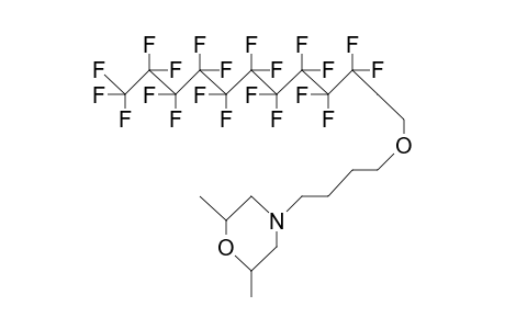 Morpholine, 4-[4-[(3,3,4,4,5,5,6,6,7,7,8,8,9,9,10,10,11,11,12,12,12-heneicosafluorododecyl)oxy]butyl]-2,6-dimethyl-