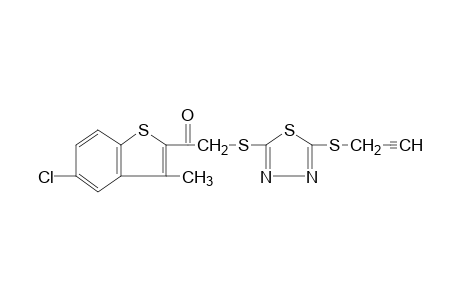 5-chloro-3-methylbenzo[b]thien-2-yl {{5-[(2-propynyl)thio]-1,3,4-thiadiazol-2-yl}thio}methyl ketone