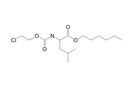 L-Leucine, N-(2-chloroethoxycarbonyl)-, hexyl ester