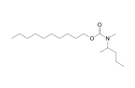 Carbonic acid, monoamide, N-(2-pentyl)-N-methyl-, decyl ester