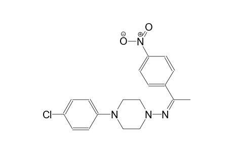 4-(4-chlorophenyl)-N-[(Z)-1-(4-nitrophenyl)ethylidene]-1-piperazinamine