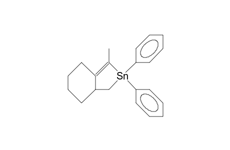 7-Methyl-8,8-diphenyl-8-stanna-bicyclo(4.3.0)non-7-ene