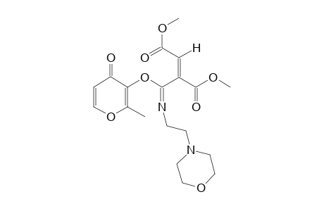 Dimethyl 2-((2-methyl-4-oxo-4H-pyran-3-yloxy)(2-morpholinoethylimino) methyl) fumarate