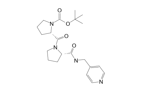 Tert-butyl (S)-2-((S)-2-((pyridin-4-ylmethyl)carbamoyl)pyrrolidine-1-carbonyl)pyrrolidine-1-carboxylate