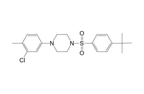 1-(4-Tert-butylphenyl)sulfonyl-4-(3-chloranyl-4-methyl-phenyl)piperazine