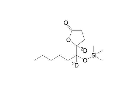 5-[(Trimethylsilyl)oxy]-4,5-(dideuterio)decano-4-lactone