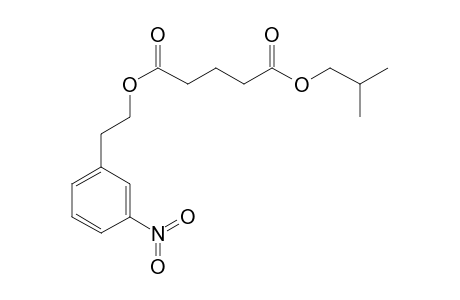 Glutaric acid, isobutyl 3-nitrophenethyl ester