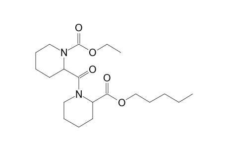 Pipecolylpipecolic acid, N-ethoxycarbonyl-, pentyl ester