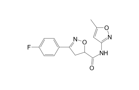 5-isoxazolecarboxamide, 3-(4-fluorophenyl)-4,5-dihydro-N-(5-methyl-3-isoxazolyl)-