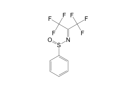 N-[2,2,2-TRIFLUORO-1-(TRIFLUOROMETHYL)-ETHYLIDENE]-BENZENESULFIN-ACID-AMIDE