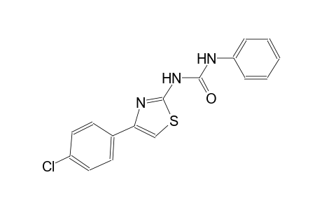 N-[4-(4-chlorophenyl)-1,3-thiazol-2-yl]-N'-phenylurea