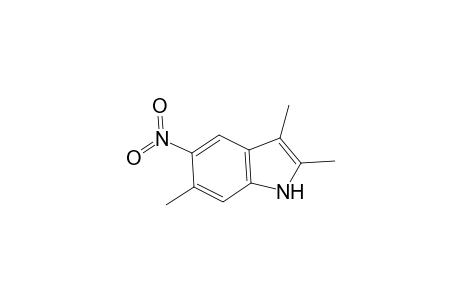 5-Nitro-2,3,6-trimethylindole