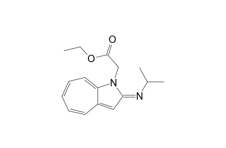 Ethyl (2-isopropylimino-1,2-dihydro-1-azaazulen-1-yl)acetate